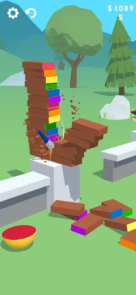 Slice It All! — последняя версия с модом (Без рекламы и все уровни открыты) — скриншот 4 Slice It All! — последняя версия с модом (Без рекламы и все уровни открыты) — скриншот 4