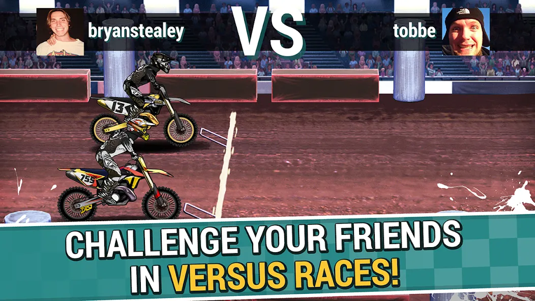 Скачать Mad Skills Motocross 2 мод — Безлимитные деньги и топливо — скриншот 3 Скачать Mad Skills Motocross 2 мод — Безлимитные деньги и топливо — скриншот 3