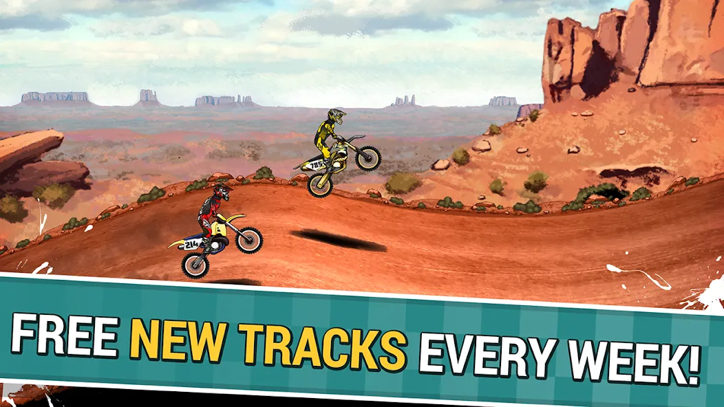 Скачать Mad Skills Motocross 2 мод — Безлимитные деньги и топливо — скриншот 5 Скачать Mad Skills Motocross 2 мод — Безлимитные деньги и топливо — скриншот 5