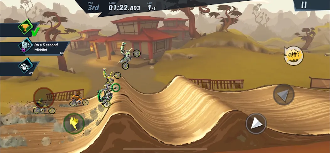 Скачать Mad Skills Motocross 3 на Андроид с модом — Безлимитные деньги и топливо — скриншот 1 Скачать Mad Skills Motocross 3 на Андроид с модом — Безлимитные деньги и топливо — скриншот 1