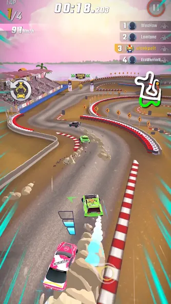 Скачать Rally Clash - Car Racing Game бесплатно — Безлимитные деньги и все машины открыты — скриншот 1