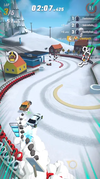 Скачать Rally Clash - Car Racing Game бесплатно — Безлимитные деньги и все машины открыты — скриншот 2