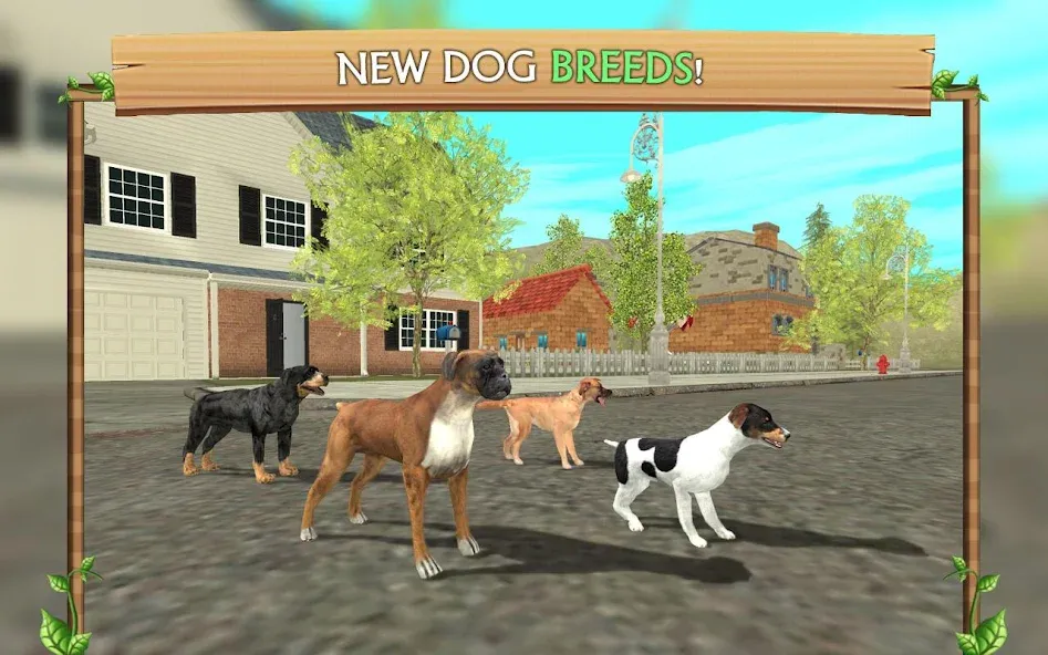 Скачать Dog Sim Online: Raise a Family бесплатно — Безлимитные деньги и все породы — скриншот 3