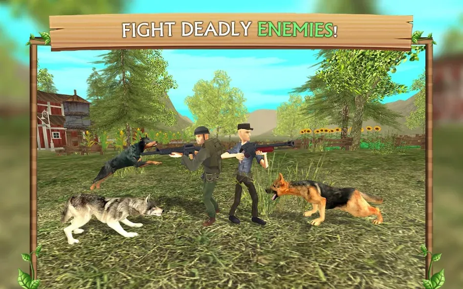 Скачать Dog Sim Online: Raise a Family бесплатно — Безлимитные деньги и все породы — скриншот 5