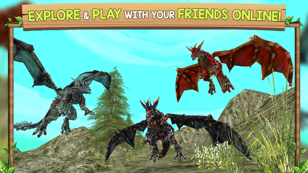 Скачать Dragon Sim Online: Be A Dragon мод — Безлимитные деньги и мощный дракон — скриншот 4 Скачать Dragon Sim Online: Be A Dragon мод — Безлимитные деньги и мощный дракон — скриншот 4