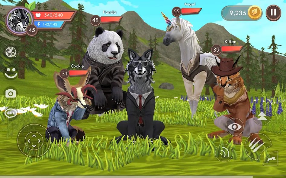 WildCraft: Animal Sim Online — последняя версия с модом (Безлимитные монеты и открытые скины) — скриншот 5 WildCraft: Animal Sim Online — последняя версия с модом (Безлимитные монеты и открытые скины) — скриншот 5