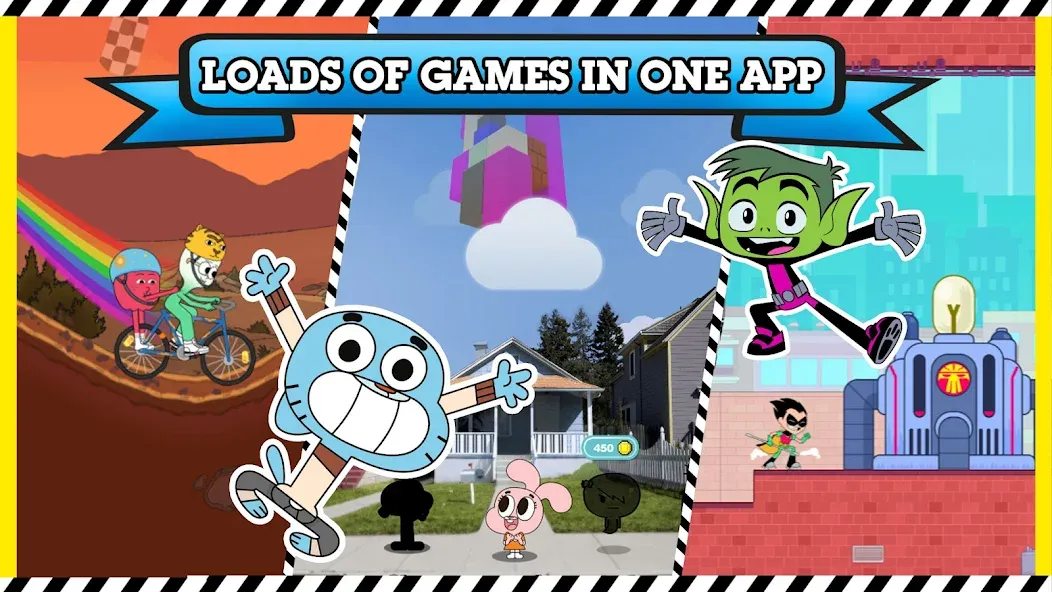 Мод Cartoon Network GameBox — Безлимитные монеты и все игры открыты, скачать APK — скриншот 2