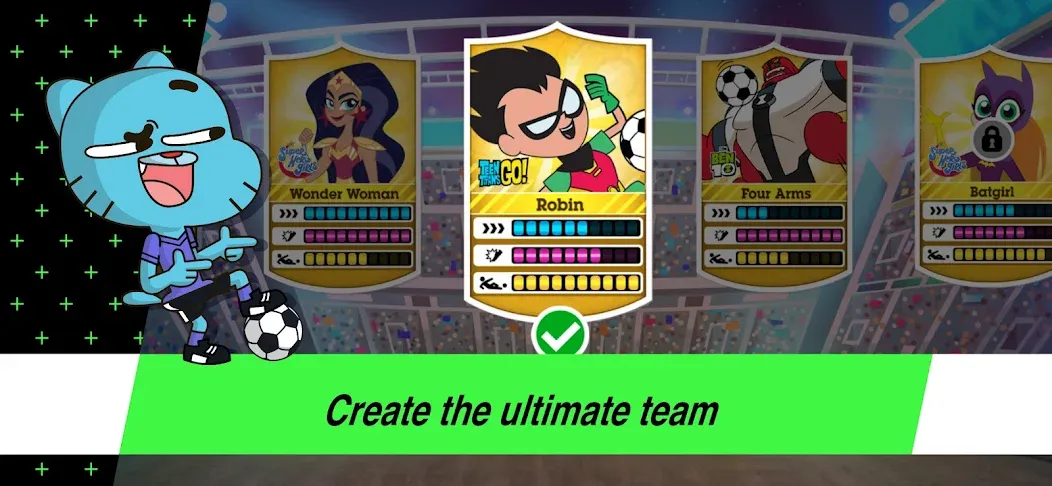 Toon Cup - Football Game — последняя версия с модом (Безлимитные монеты и открыты все команды) — скриншот 1