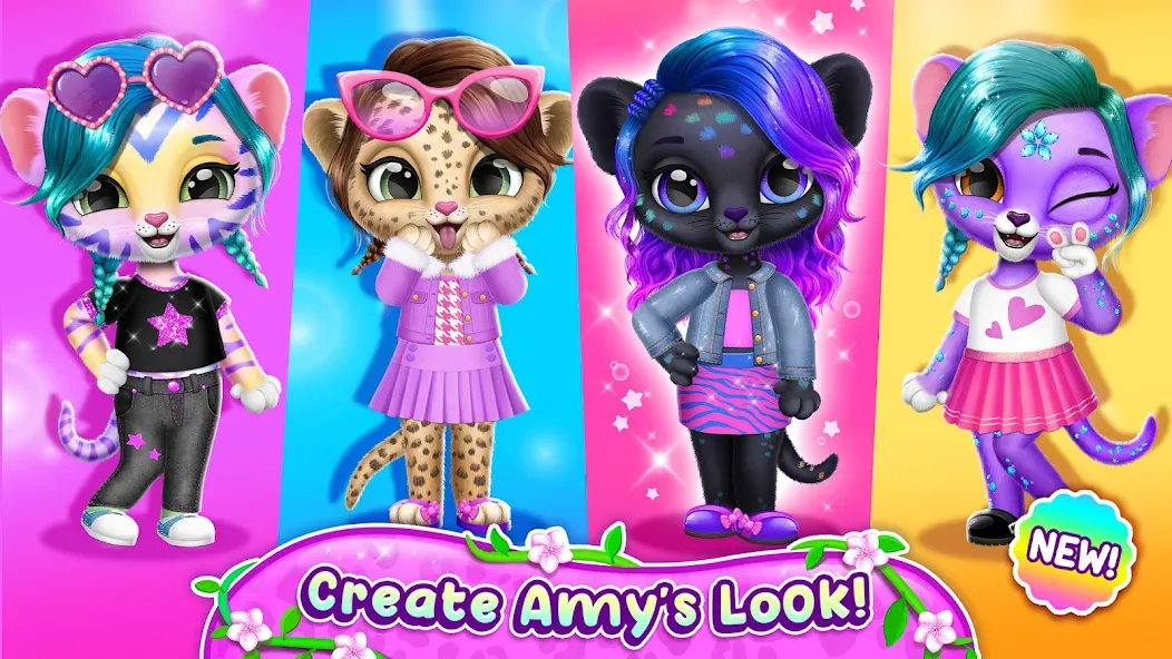Скачать Amy Care - My Leopard Baby мод — Безлимитные монеты и все предметы открыты — скриншот 2