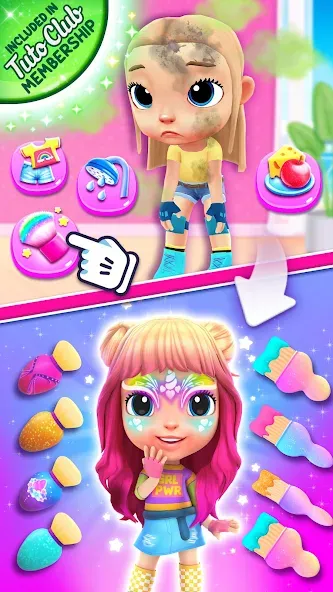 Cutie Care - Sweet Babysitter MOD APK скачать на Андроид — Безлимитные монеты и все предметы — скриншот 1