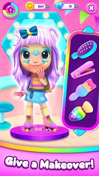 Cutie Care - Sweet Babysitter MOD APK скачать на Андроид — Безлимитные монеты и все предметы — скриншот 3