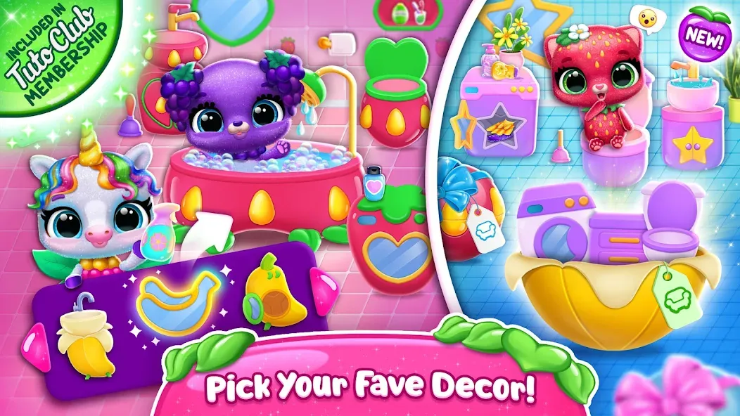 Скачать Fruitsies - Pet Friends мод — Безлимитные монеты и все питомцы — скриншот 1