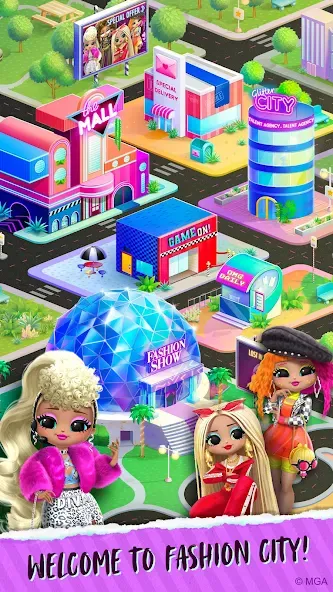 LOL Surprise! OMG Fashion Club MOD APK: Разблокированы все наряды и аксессуары — скриншот 4 LOL Surprise! OMG Fashion Club MOD APK: Разблокированы все наряды и аксессуары — скриншот 4