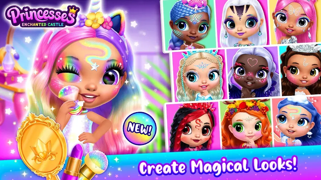 Princesses - Enchanted Castle бесплатно на Андроид — мод: Открыты все замки и наряды — скриншот 4 Princesses - Enchanted Castle бесплатно на Андроид — мод: Открыты все замки и наряды — скриншот 4