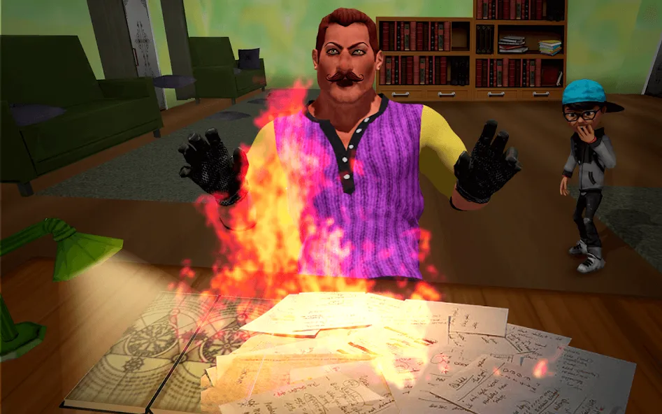 Scary Neighbor Strange Teacher — взломанная версия, Безлимитные деньги и открыты все уровни — скриншот 2