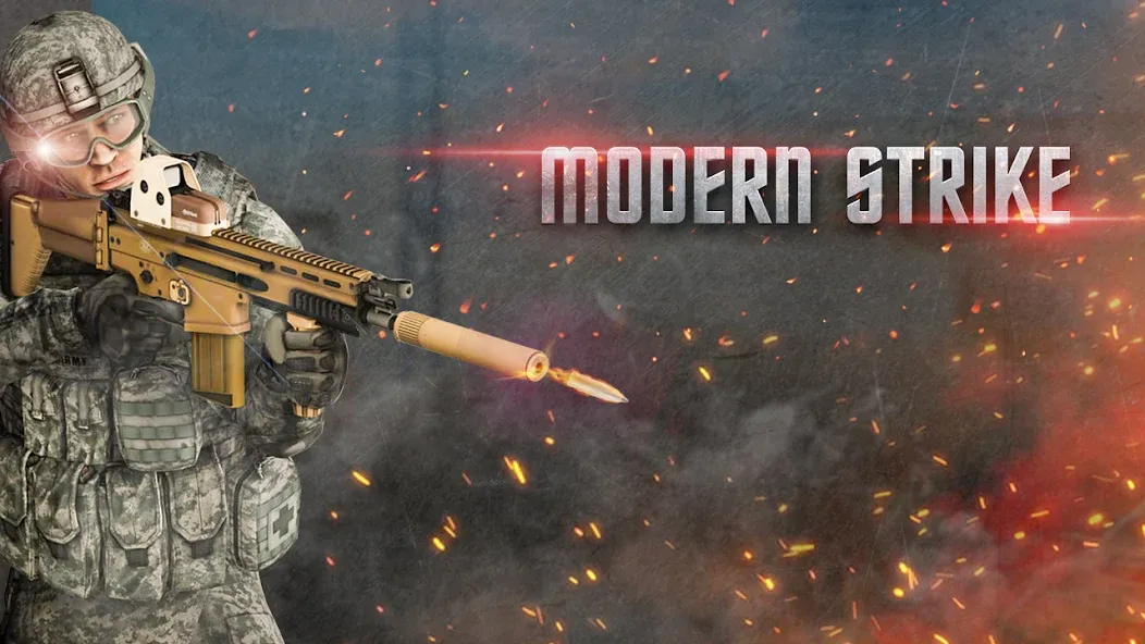 Modern Commando FPS Army Games (Мод: Безлимитные деньги и оружие) — скачать на Андроид — скриншот 1
