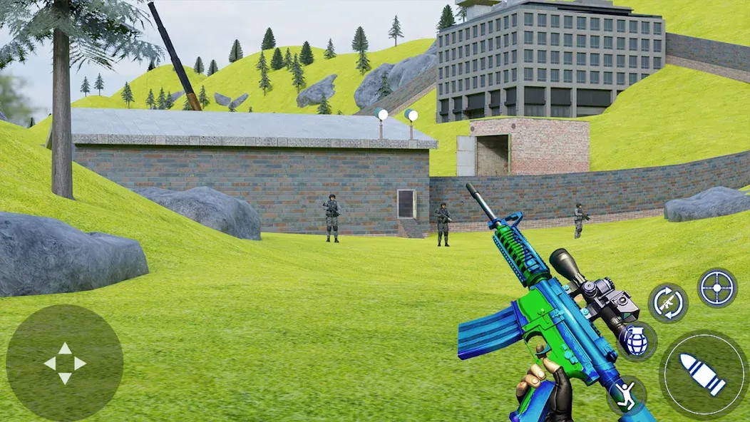 Modern Commando FPS Army Games (Мод: Безлимитные деньги и оружие) — скачать на Андроид — скриншот 5