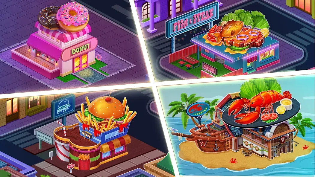 Скачать Cooking Max: Restaurant Games последней версии — Безлимитные монеты и все уровни открыты — скриншот 1