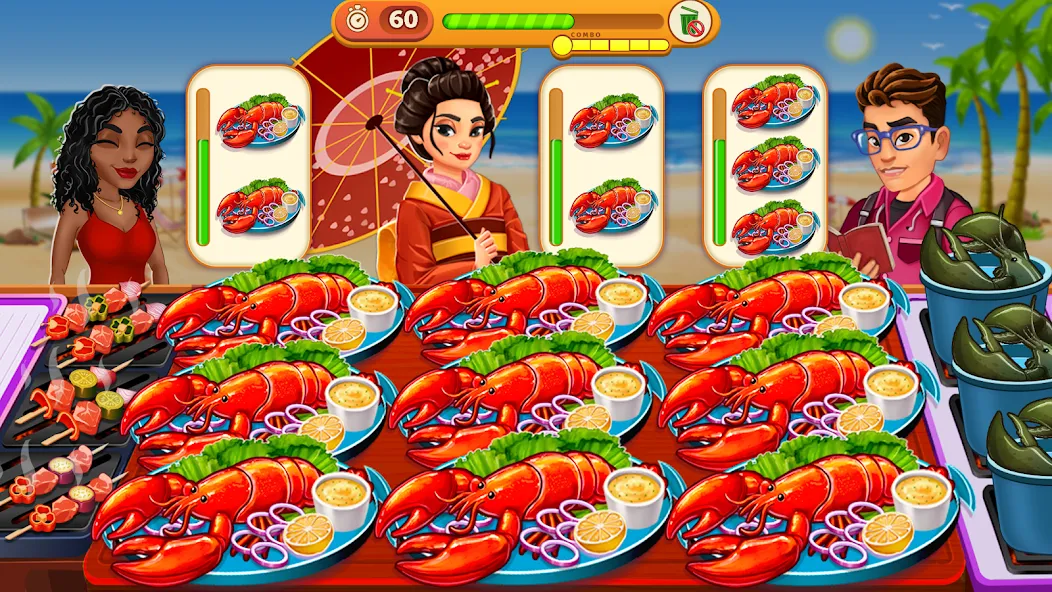 Скачать Cooking Max: Restaurant Games последней версии — Безлимитные монеты и все уровни открыты — скриншот 2