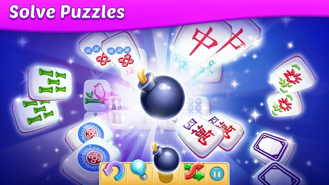 Скачать Mahjong City Tours: Tile Match — Безлимитные деньги и открыты все уровни — скриншот 4