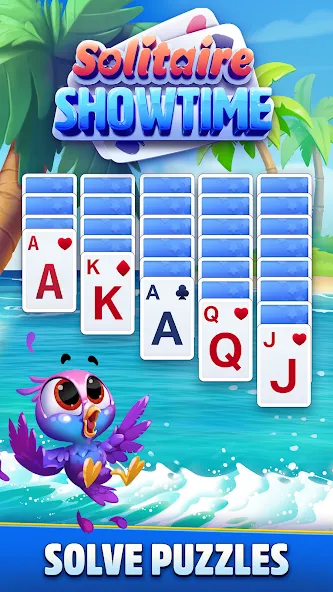 Solitaire Showtime взлом на Андроид — Безлимитные монеты и подсказки — скриншот 1 Solitaire Showtime взлом на Андроид — Безлимитные монеты и подсказки — скриншот 1