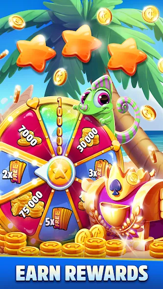 Solitaire Showtime взлом на Андроид — Безлимитные монеты и подсказки — скриншот 2 Solitaire Showtime взлом на Андроид — Безлимитные монеты и подсказки — скриншот 2