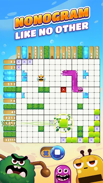 Nono Crossing Picture Nonogram — скачать мод: Подсказки и все уровни открыты — скриншот 2