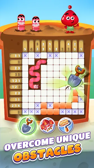 Nono Crossing Picture Nonogram — скачать мод: Подсказки и все уровни открыты — скриншот 3