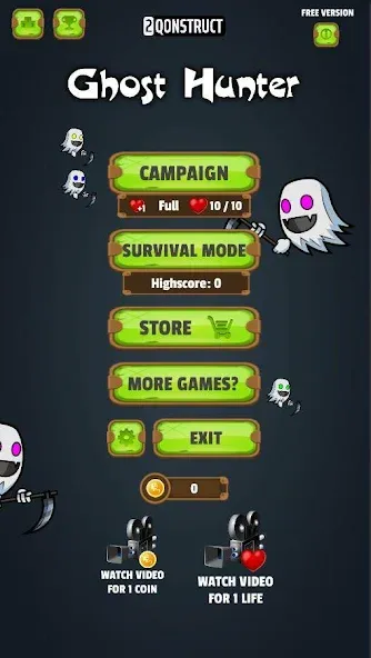 Ghost Hunter — скачать мод: Безлимитные патроны и усиленное оружие — скриншот 1 Ghost Hunter — скачать мод: Безлимитные патроны и усиленное оружие — скриншот 1