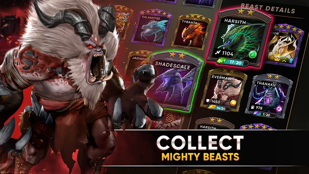 Clash of Beasts: Tower Defense на телефон — скачать мод: Безлимитные ресурсы и усиленные башни — скриншот 1