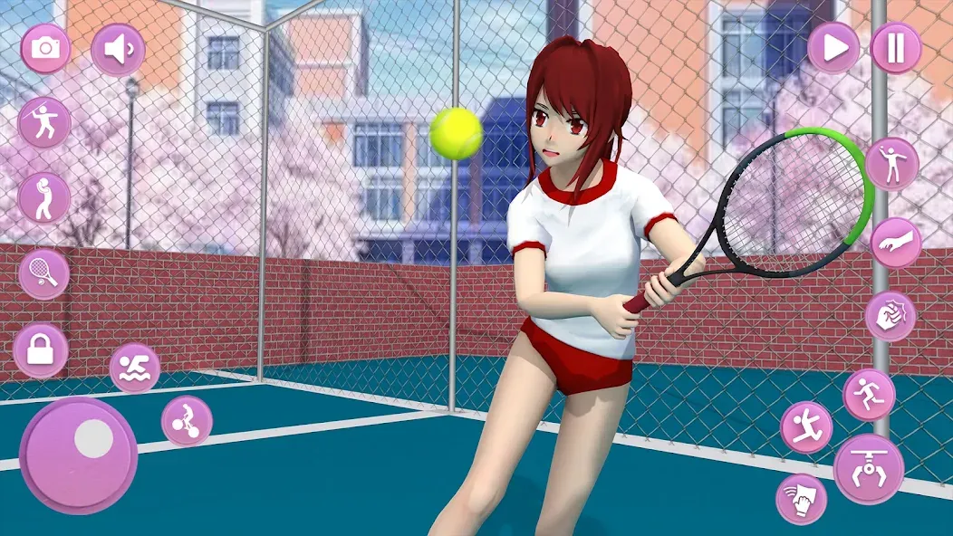 Anime School Girl Simulator 3D на телефон — скачать мод: Безлимитные деньги и всё открыто — скриншот 2 Anime School Girl Simulator 3D на телефон — скачать мод: Безлимитные деньги и всё открыто — скриншот 2