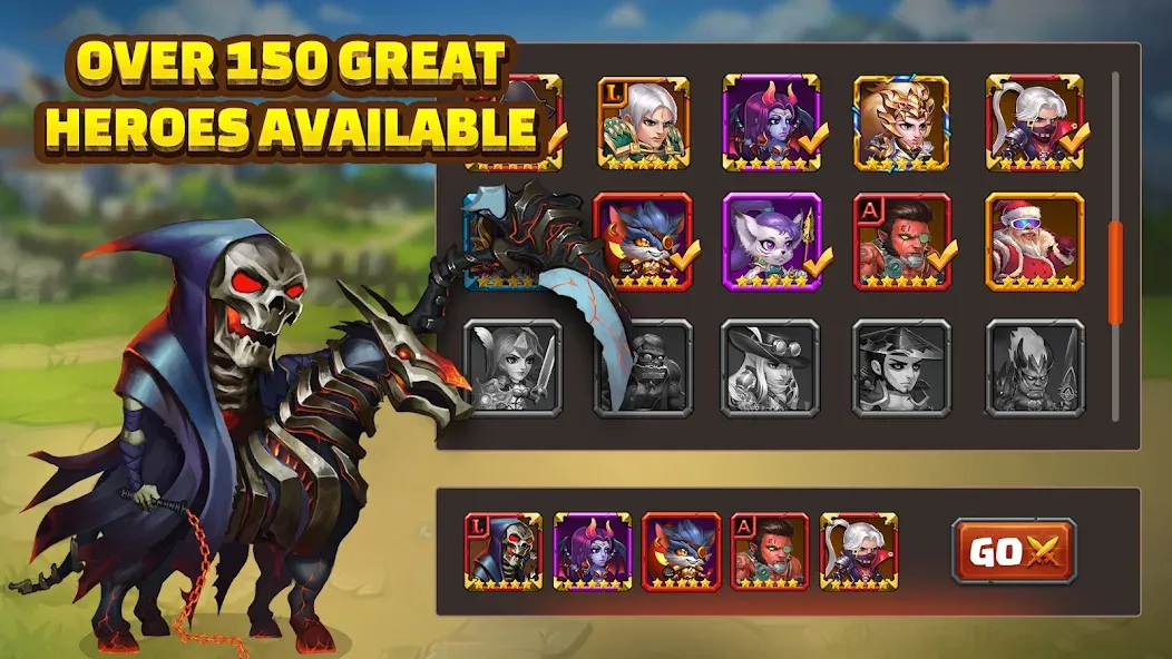 Heroes Charge HD бесплатно на Андроид — мод: Безлимитные ресурсы и усиленные герои — скриншот 4 Heroes Charge HD бесплатно на Андроид — мод: Безлимитные ресурсы и усиленные герои — скриншот 4