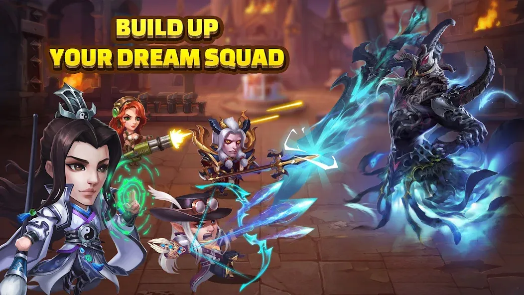Heroes Charge HD бесплатно на Андроид — мод: Безлимитные ресурсы и усиленные герои — скриншот 5 Heroes Charge HD бесплатно на Андроид — мод: Безлимитные ресурсы и усиленные герои — скриншот 5