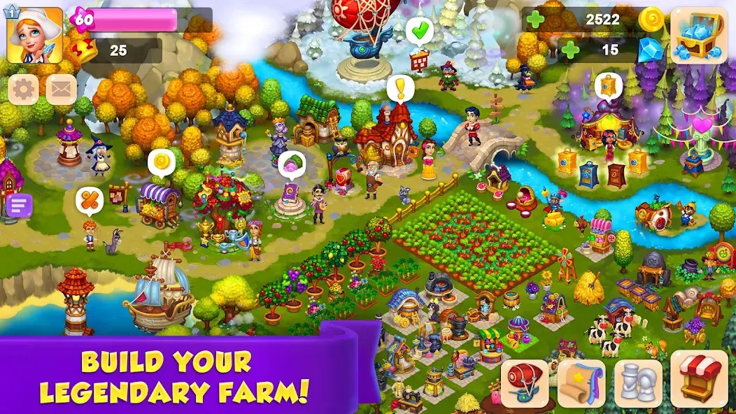Royal Farm MOD APK скачать на Андроид — Безлимитные монеты и ресурсы — скриншот 1 Royal Farm MOD APK скачать на Андроид — Безлимитные монеты и ресурсы — скриншот 1