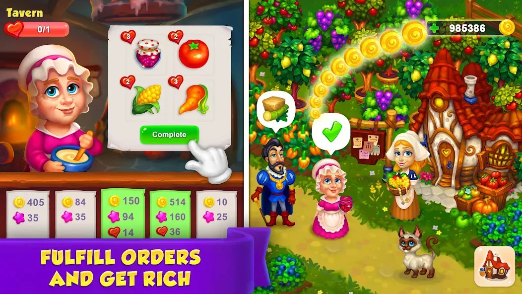 Royal Farm MOD APK скачать на Андроид — Безлимитные монеты и ресурсы — скриншот 3 Royal Farm MOD APK скачать на Андроид — Безлимитные монеты и ресурсы — скриншот 3