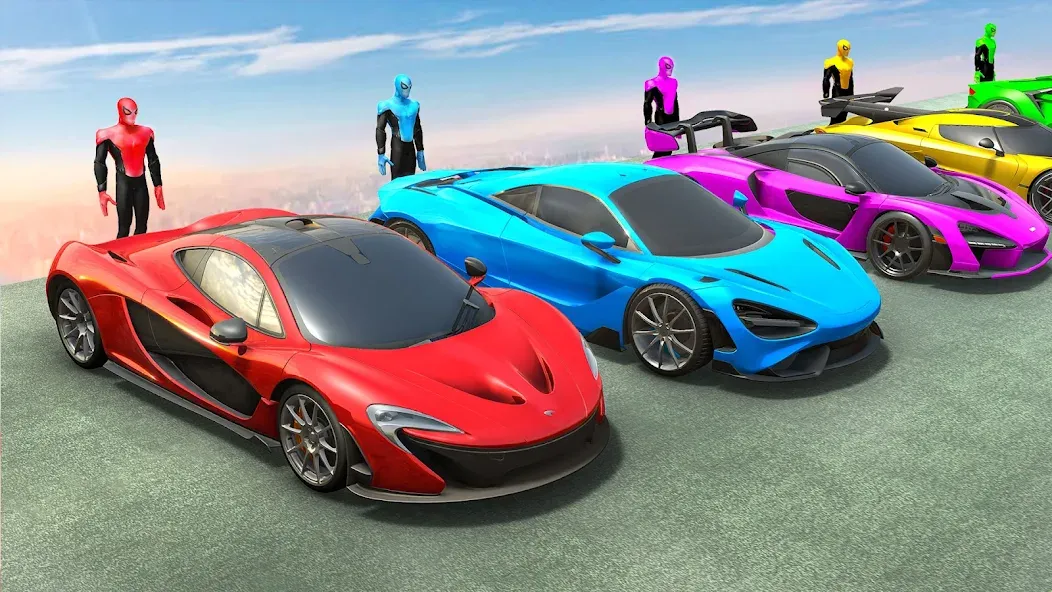 Скачать Mega Ramp Car Games Car Stunts последней версии — Безлимитные деньги и все машины — скриншот 2 Скачать Mega Ramp Car Games Car Stunts последней версии — Безлимитные деньги и все машины — скриншот 2