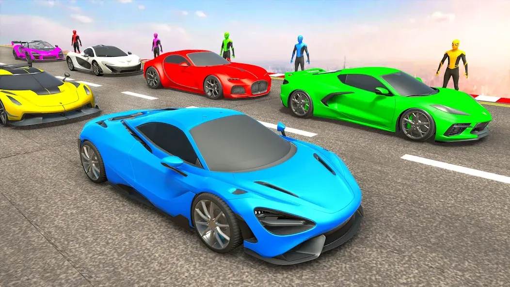 Скачать Mega Ramp Car Games Car Stunts последней версии — Безлимитные деньги и все машины — скриншот 3 Скачать Mega Ramp Car Games Car Stunts последней версии — Безлимитные деньги и все машины — скриншот 3