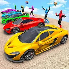 Скачать Mega Ramp Car Games Car Stunts последней версии — Безлимитные деньги и все машины