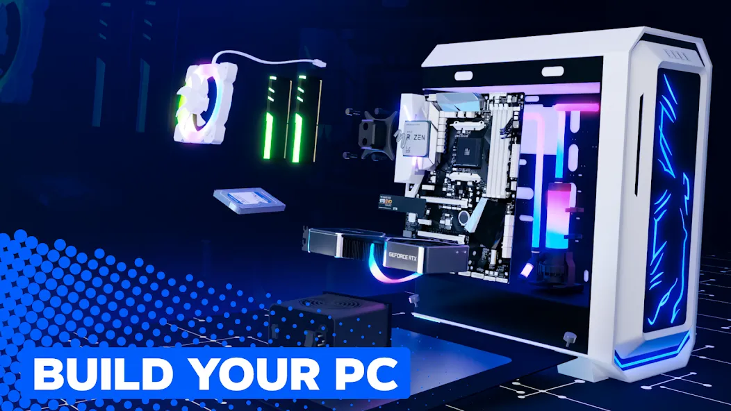 PC Creator 2 - Computer Tycoon — взломанная версия, Безлимитные деньги и ресурсы — скриншот 1