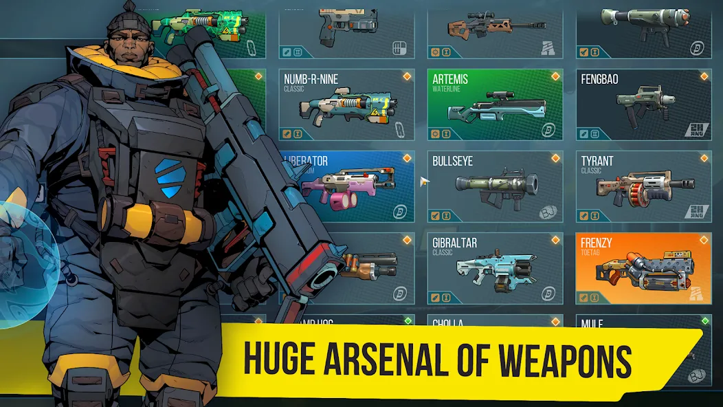 SquadBlast MOD APK скачать на Андроид — Безлимитные ресурсы и улучшенное оружие — скриншот 3
