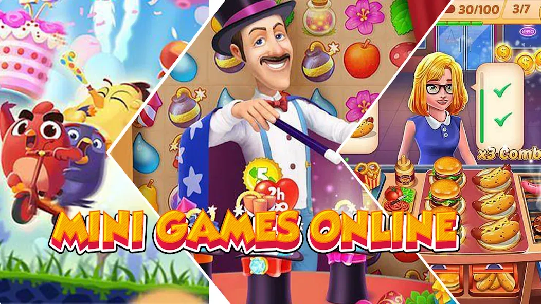 Mini Games Online — последняя версия с модом (Без рекламы, открыты все мини-игры) — скриншот 1