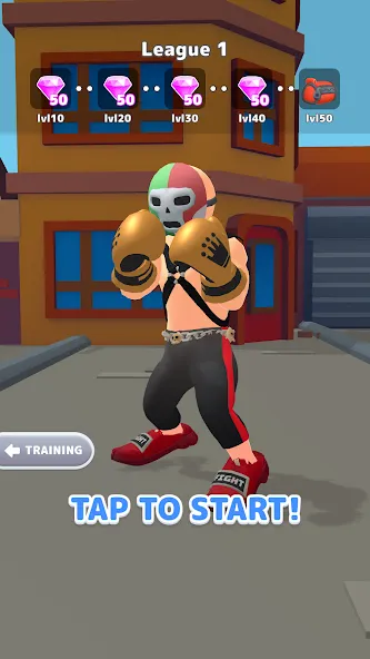 Punch Guys мод на Андроид: Безлимитные деньги и энергия — скриншот 5 Punch Guys мод на Андроид: Безлимитные деньги и энергия — скриншот 5