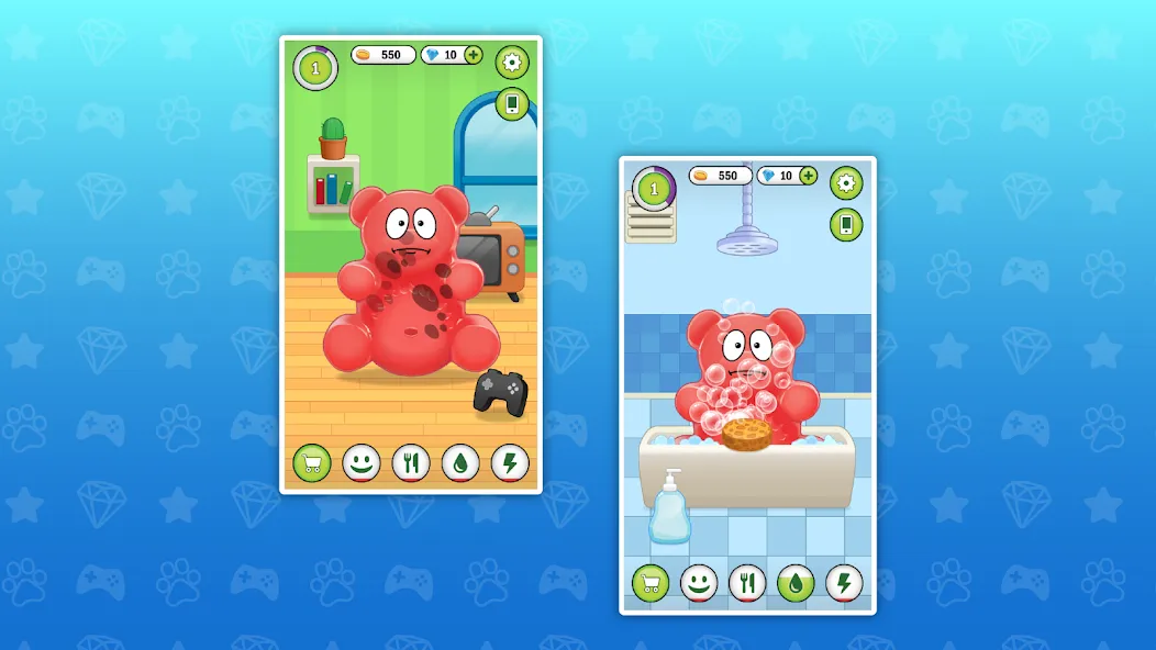 My Jelly Bear Pet — взломанная версия, Много монет и все питомцы — скриншот 5 My Jelly Bear Pet — взломанная версия, Много монет и все питомцы — скриншот 5