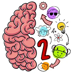 Скачать Brain Test 2: Tricky Stories последней версии — Безлимитные подсказки и открыты все уровни