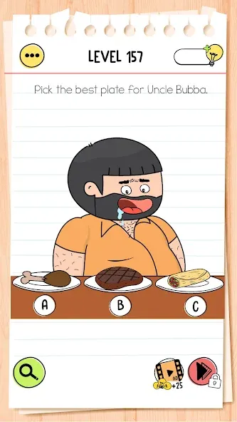 Скачать Brain Test 4: Tricky Friends Mod APK — Безлимитные подсказки и жизни — скриншот 2 Скачать Brain Test 4: Tricky Friends Mod APK — Безлимитные подсказки и жизни — скриншот 2