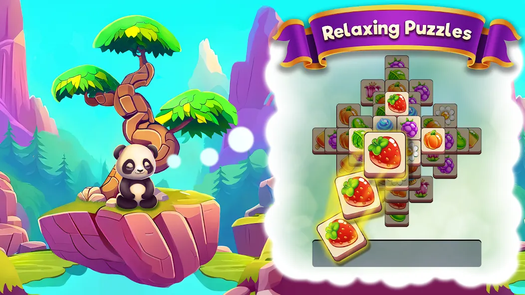 Zen Life: Tile Match Games — скачать мод: Безлимитные подсказки и жизни — скриншот 1 Zen Life: Tile Match Games — скачать мод: Безлимитные подсказки и жизни — скриншот 1