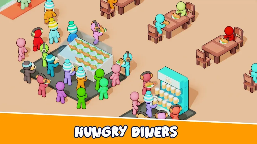 Kitchen Fever: Food Tycoon бесплатно на Андроид — мод: Много денег и алмазов — скриншот 2 Kitchen Fever: Food Tycoon бесплатно на Андроид — мод: Много денег и алмазов — скриншот 2