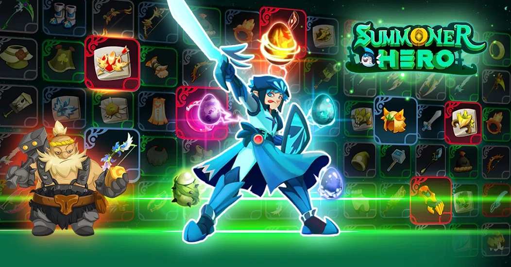 Summoner Hero: Epic Battle MOD APK скачать на Андроид — Много денег и все герои открыты — скриншот 2 Summoner Hero: Epic Battle MOD APK скачать на Андроид — Много денег и все герои открыты — скриншот 2