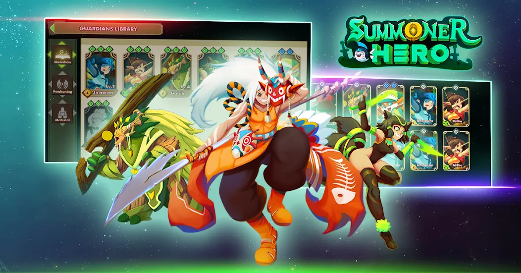 Summoner Hero: Epic Battle MOD APK скачать на Андроид — Много денег и все герои открыты — скриншот 4 Summoner Hero: Epic Battle MOD APK скачать на Андроид — Много денег и все герои открыты — скриншот 4