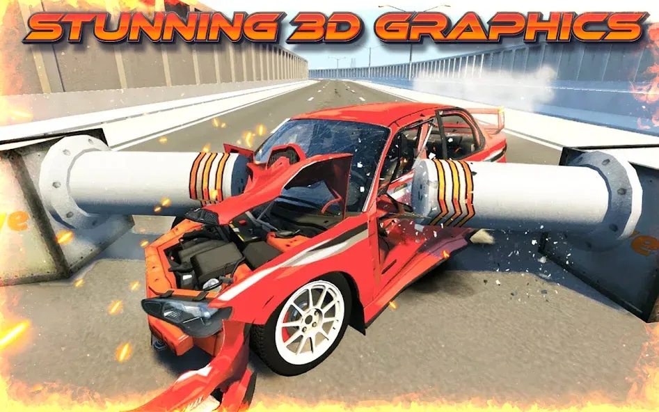 Скачать Highway Crash Car Race Mod APK — Безлимитные деньги и все машины — скриншот 2 Скачать Highway Crash Car Race Mod APK — Безлимитные деньги и все машины — скриншот 2